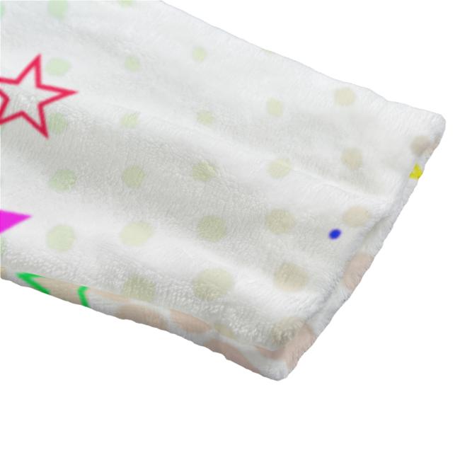 Preview: Bunter Bademantel Sunny aus Flanell – flauschig & farbenfroh, Größen S–2XL; Golden Retriever, Goldy